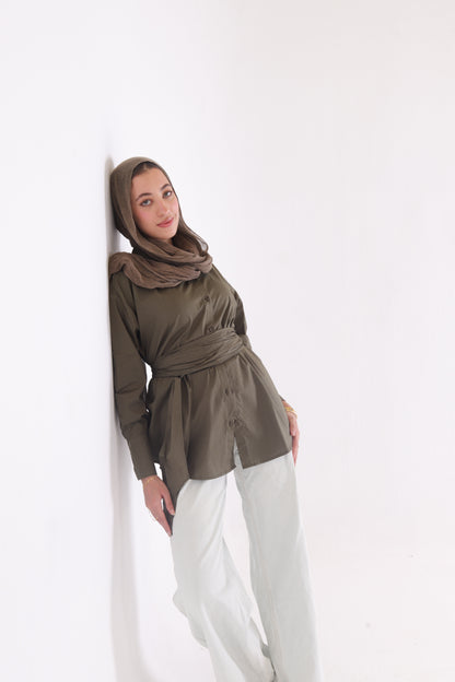 LUANA Shirt - in Olive