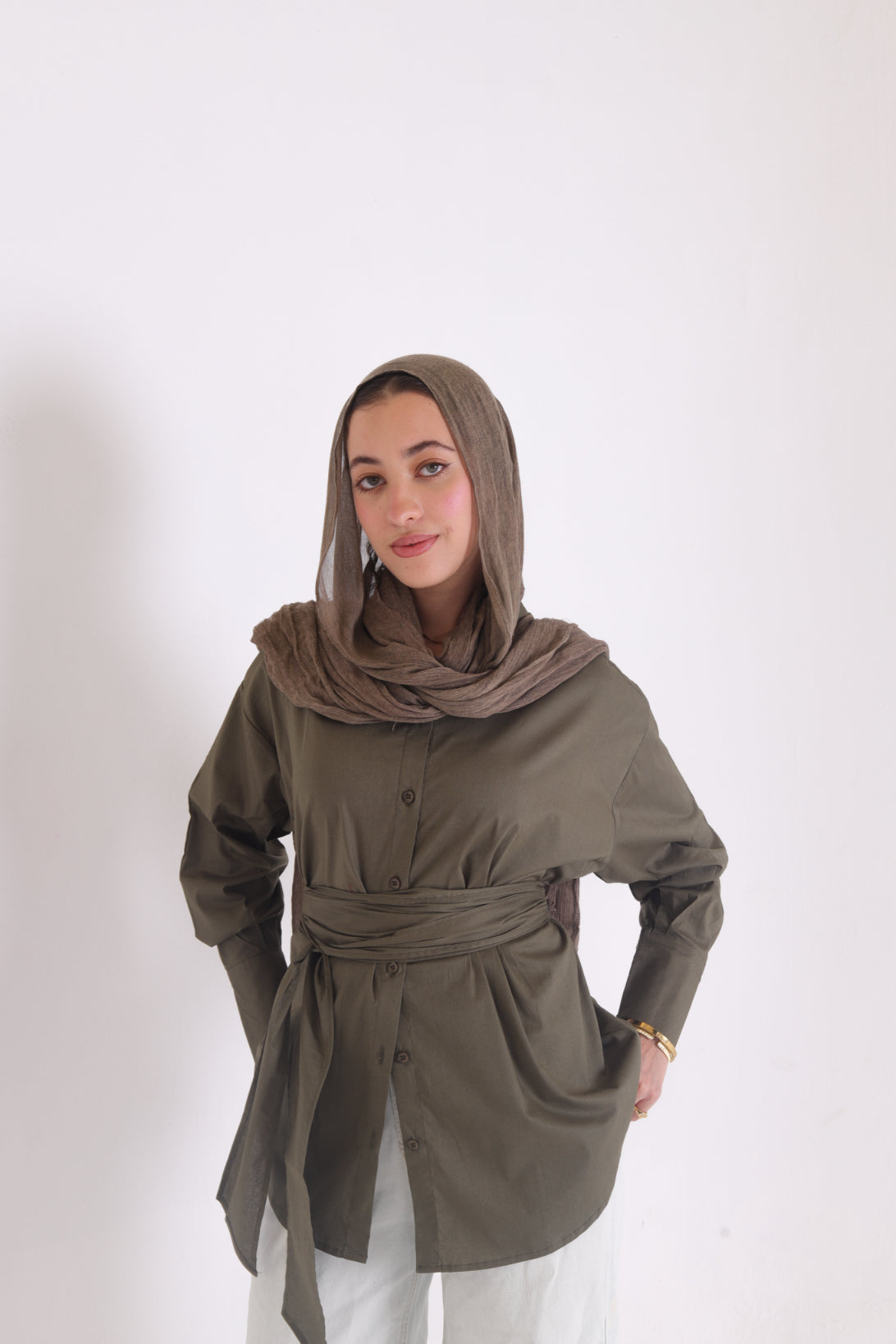 LUANA Shirt - in Olive