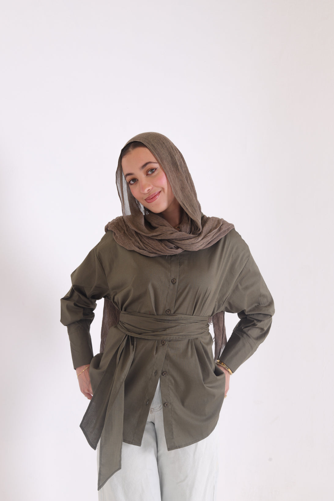 LUANA Shirt - in Olive