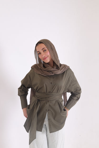 LUANA Shirt - in Olive