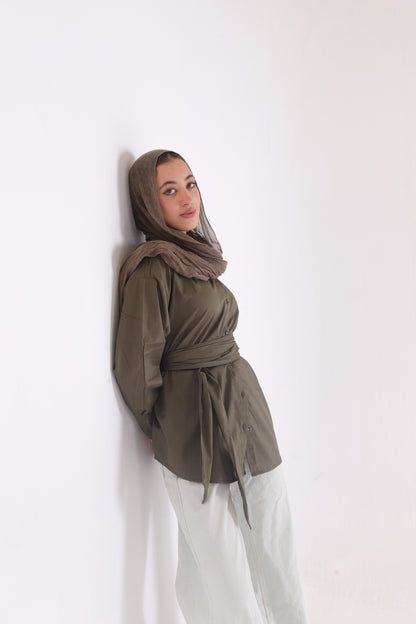 LUANA Shirt - in Olive