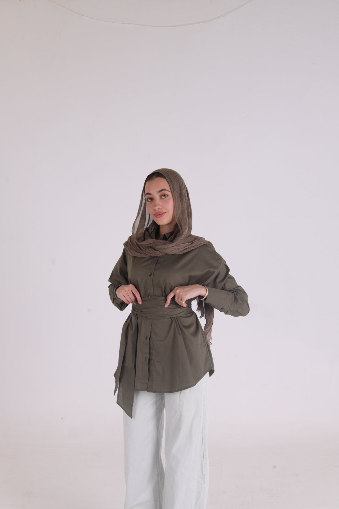 LUANA Shirt - in Olive
