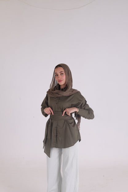LUANA Shirt - in Olive