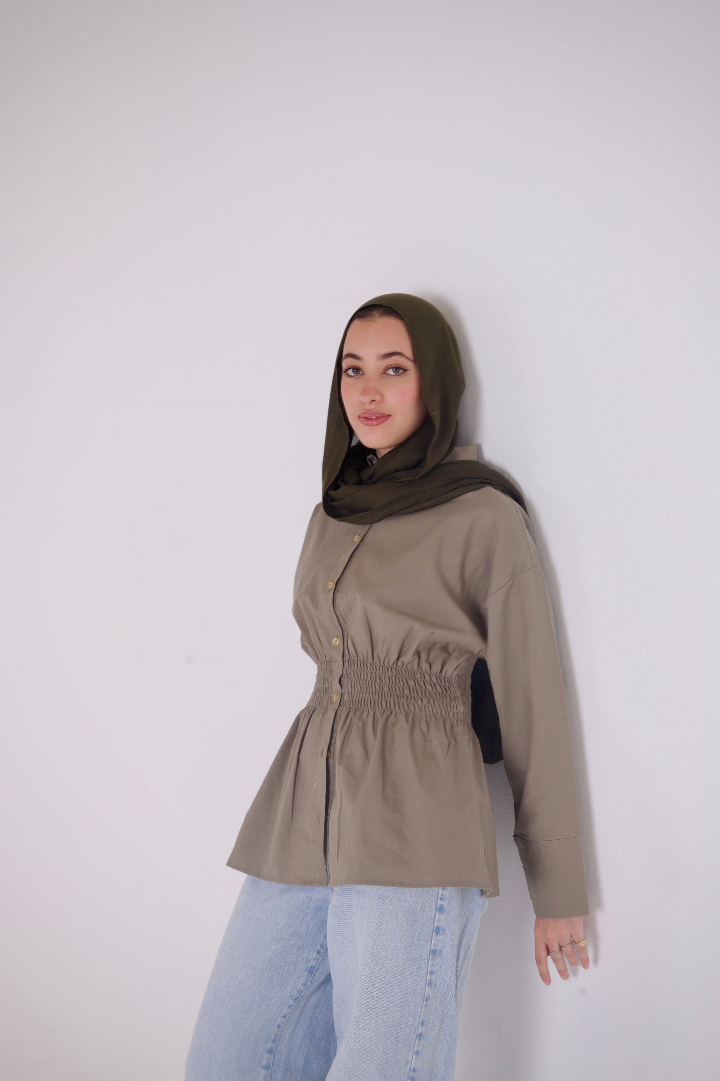Diara Shirt in Sage Olive