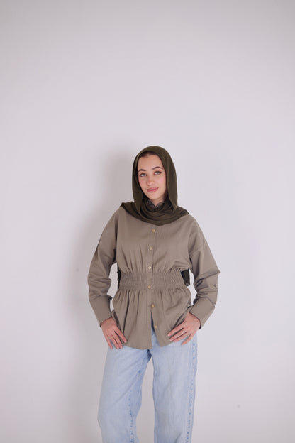 Diara Shirt in Sage Olive