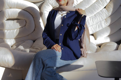 Alira Navy Shirt