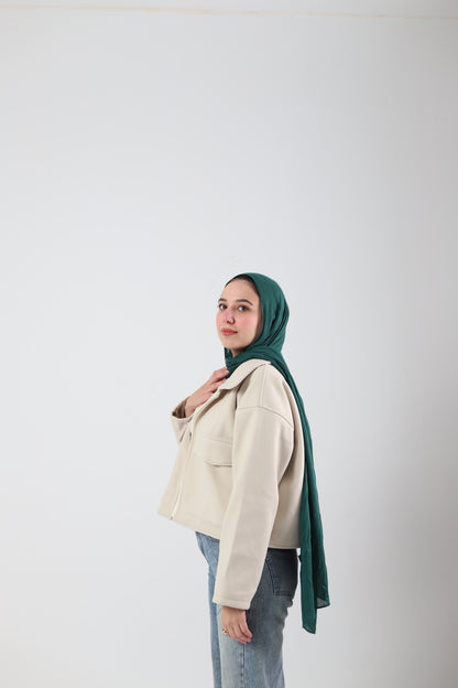 The Elite Wool Jacket - Off White