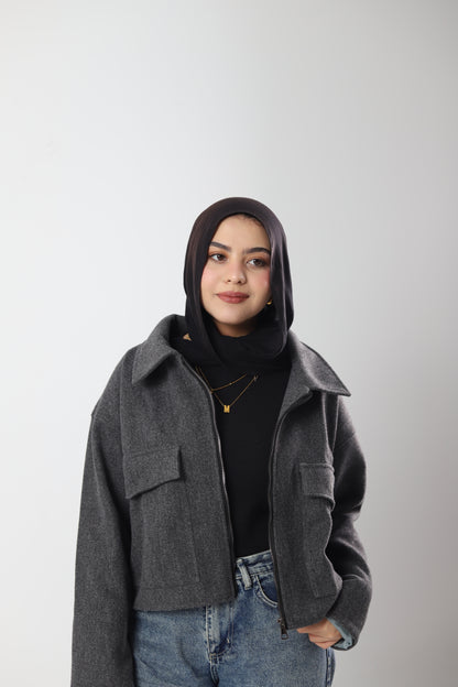 The Elite Wool Jacket - Dark Grey