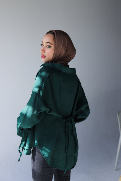 Alira Dark Green Shirt
