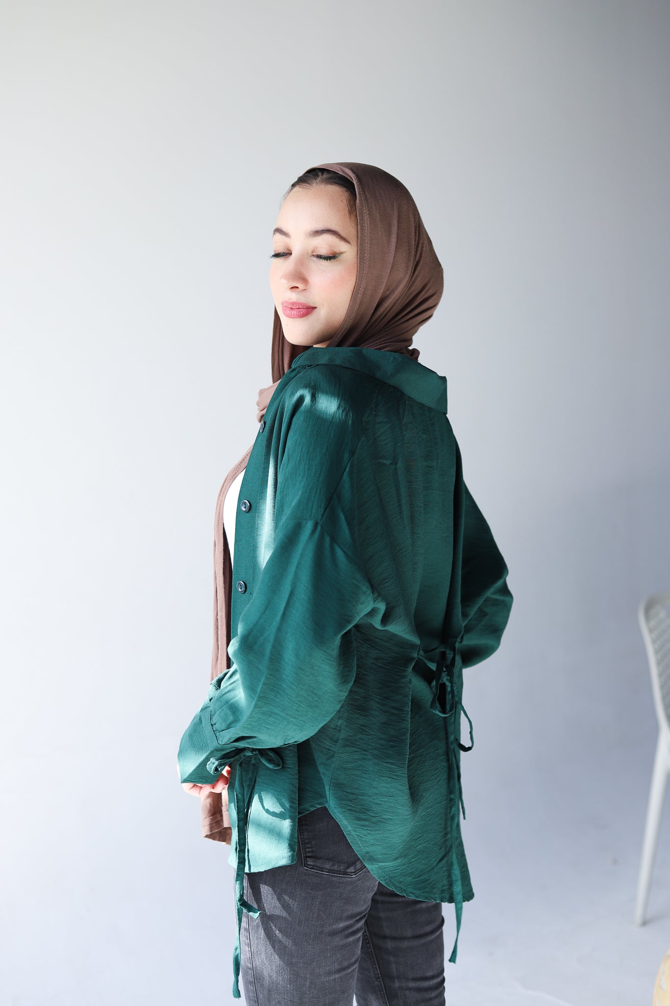 Alira Dark Green Shirt