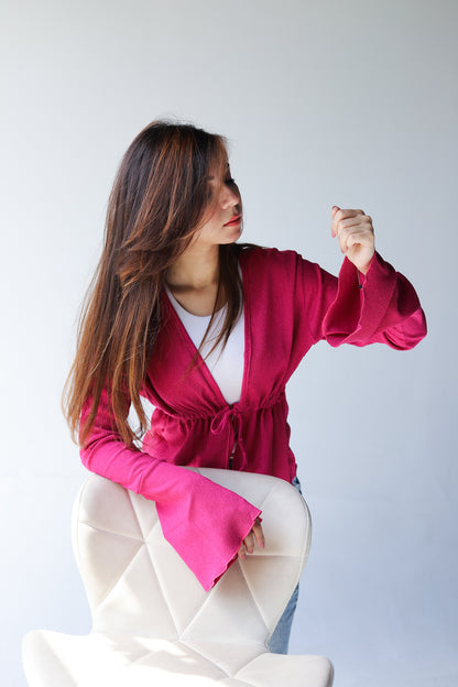 Pearla Raspberry shirt