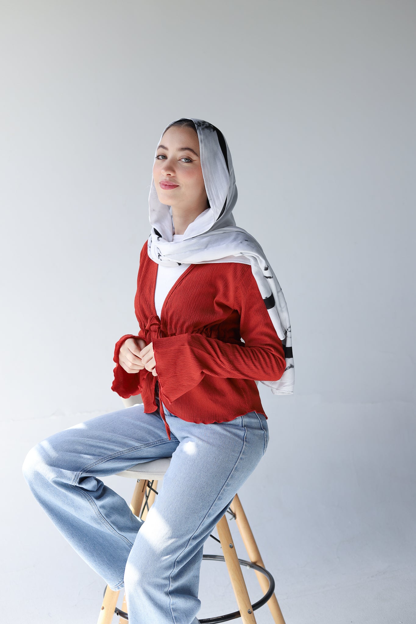 Pearla Rust Orange shirt