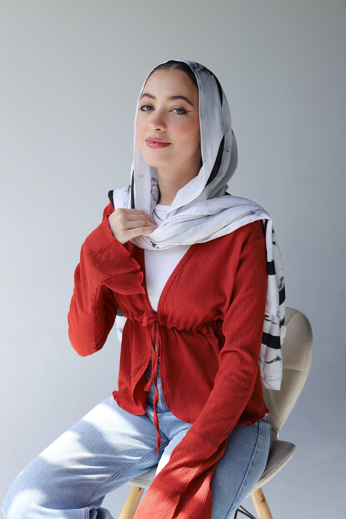 Pearla Rust Orange shirt