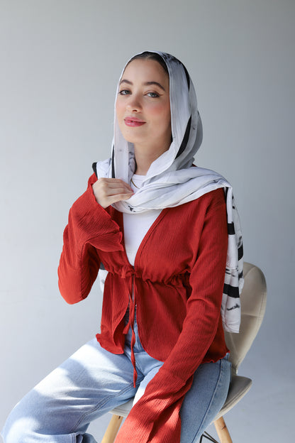 Pearla Rust Orange shirt