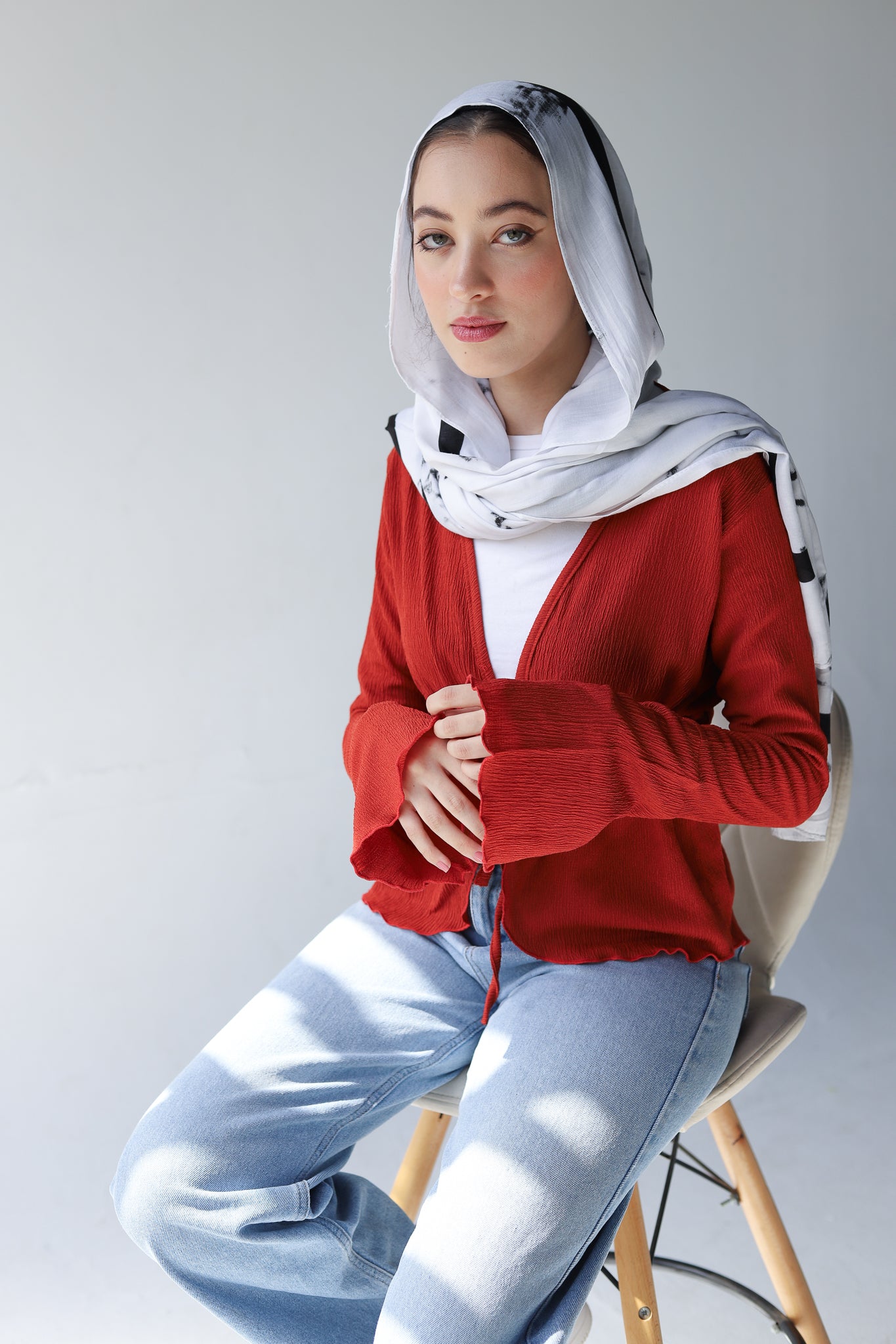 Pearla Rust Orange shirt