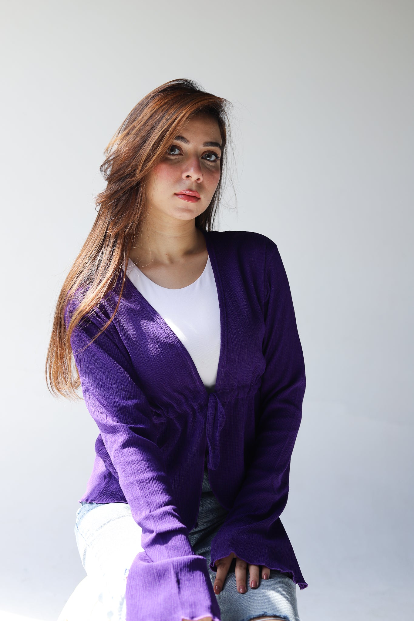 Pearla Dark Purple Shirt