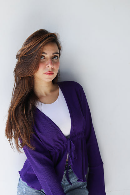 Pearla Dark Purple Shirt
