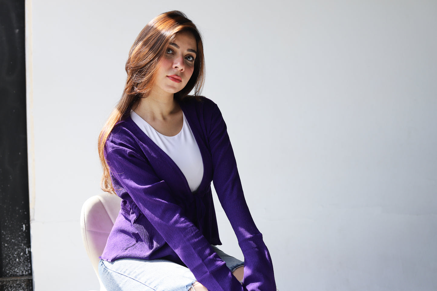 Pearla Dark Purple Shirt