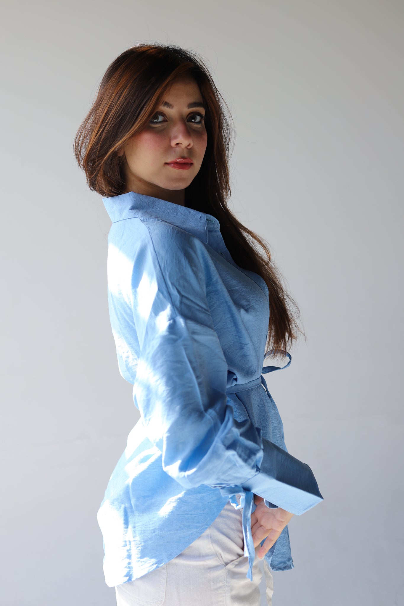 Alira Baby-Blue Shirt