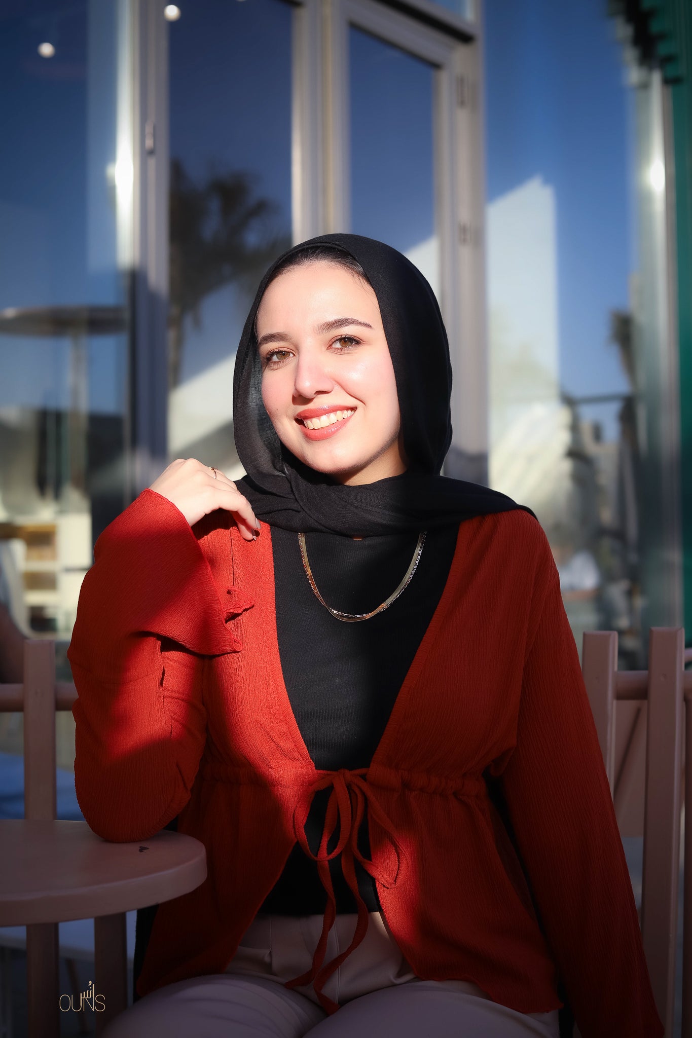 Pearla Rust Orange shirt