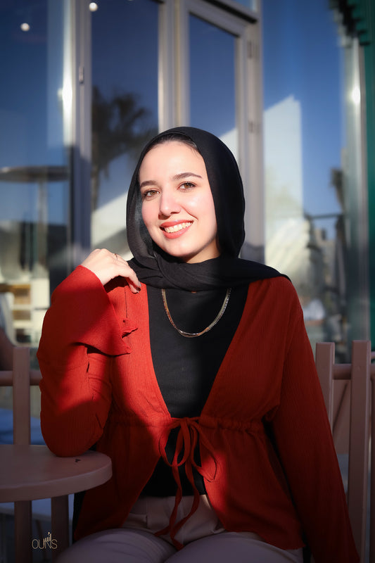 Pearla Rust Orange shirt